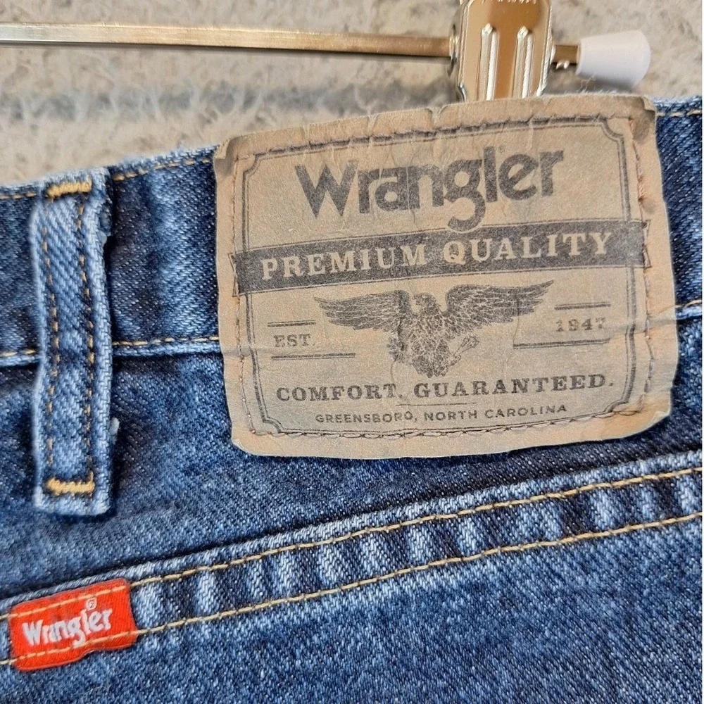 Wrangler‎ Jeans Mens 36x29 (Fits 36x29) Blue Denim Regular Fit Work Streetwear
